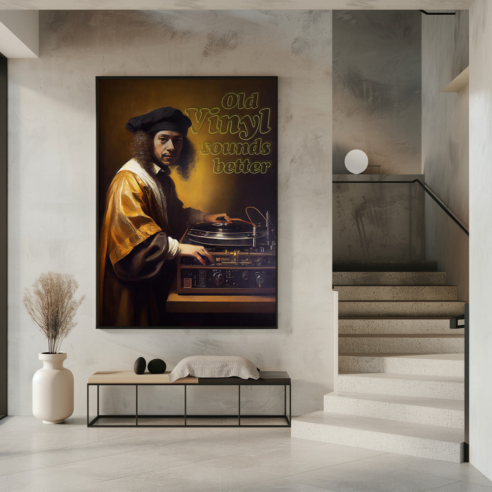 Altes Vinyl klingt besser | Poster