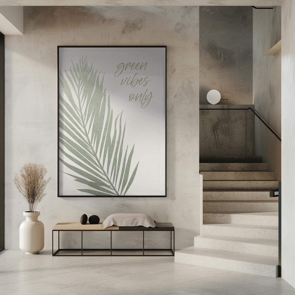 Nur grüne Vibes | Poster