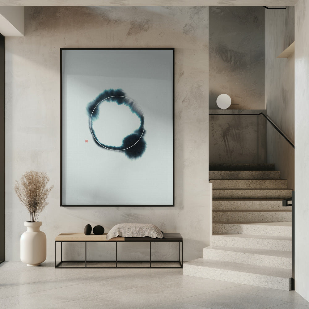Circle N°2 | Blue | Poster