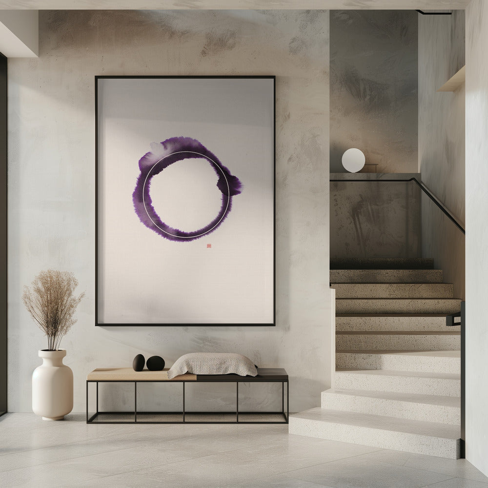 Circle N°3 | Rose | Poster