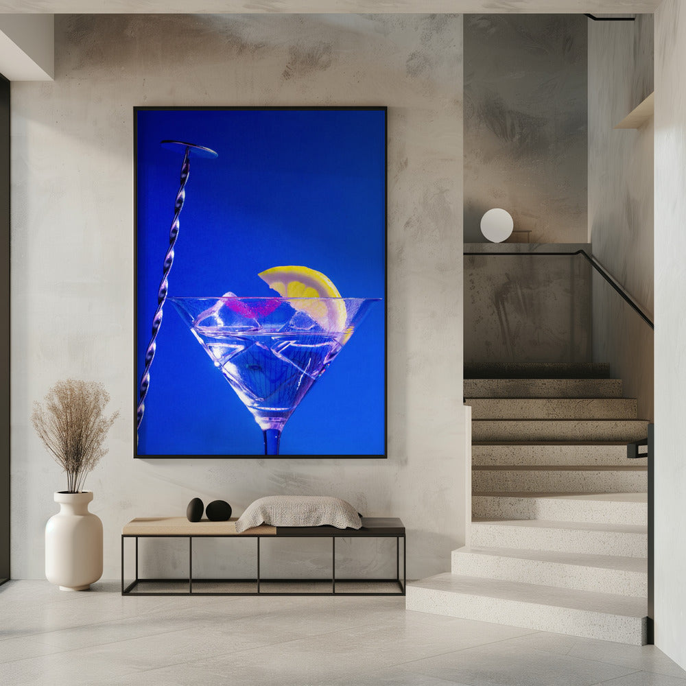 Zitronen-Twist-Martini | Poster