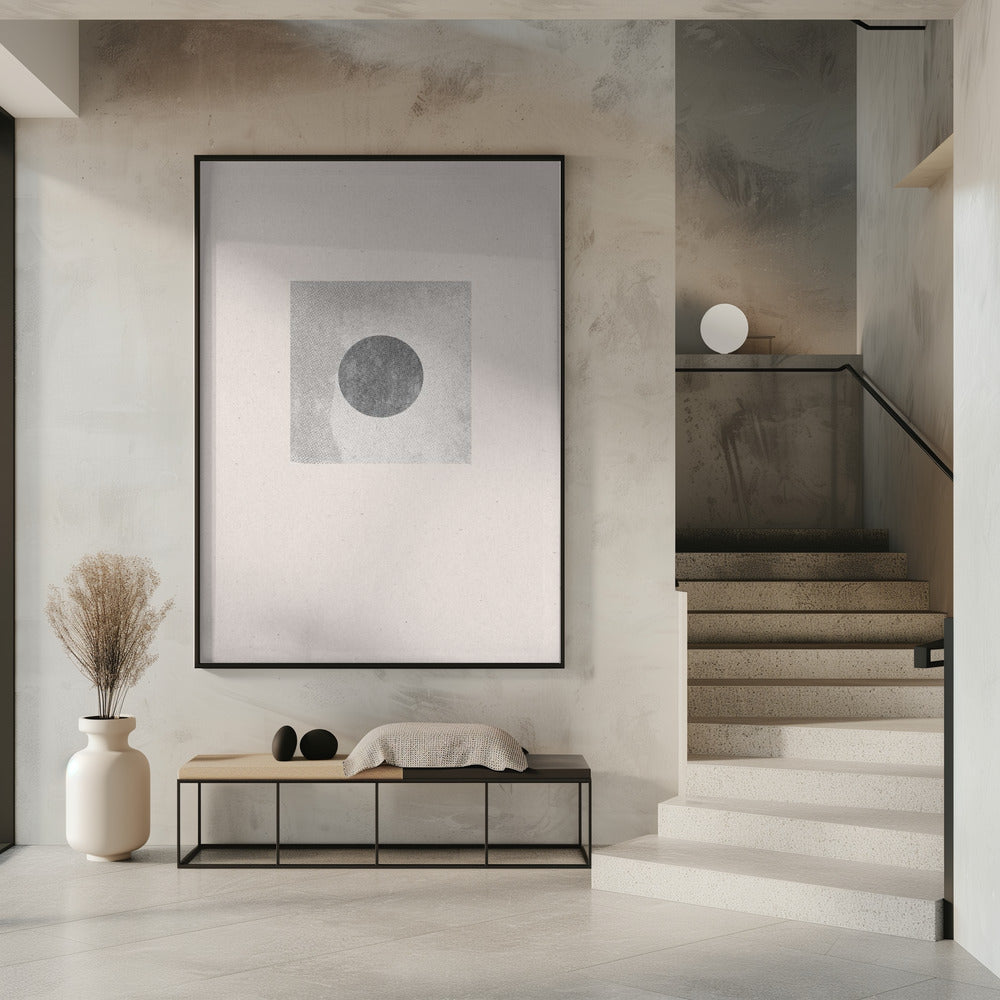 Monochrome Sonnenfinsternis | Poster