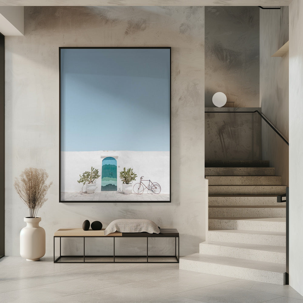 Blaue Tür von Ostuni | Poster