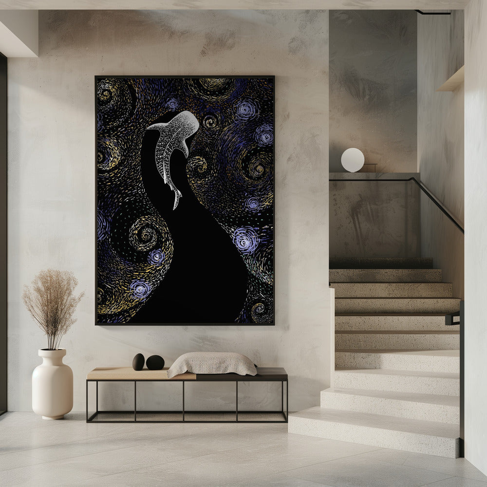 Star Eater In Van Gogh Style Colored | Poster