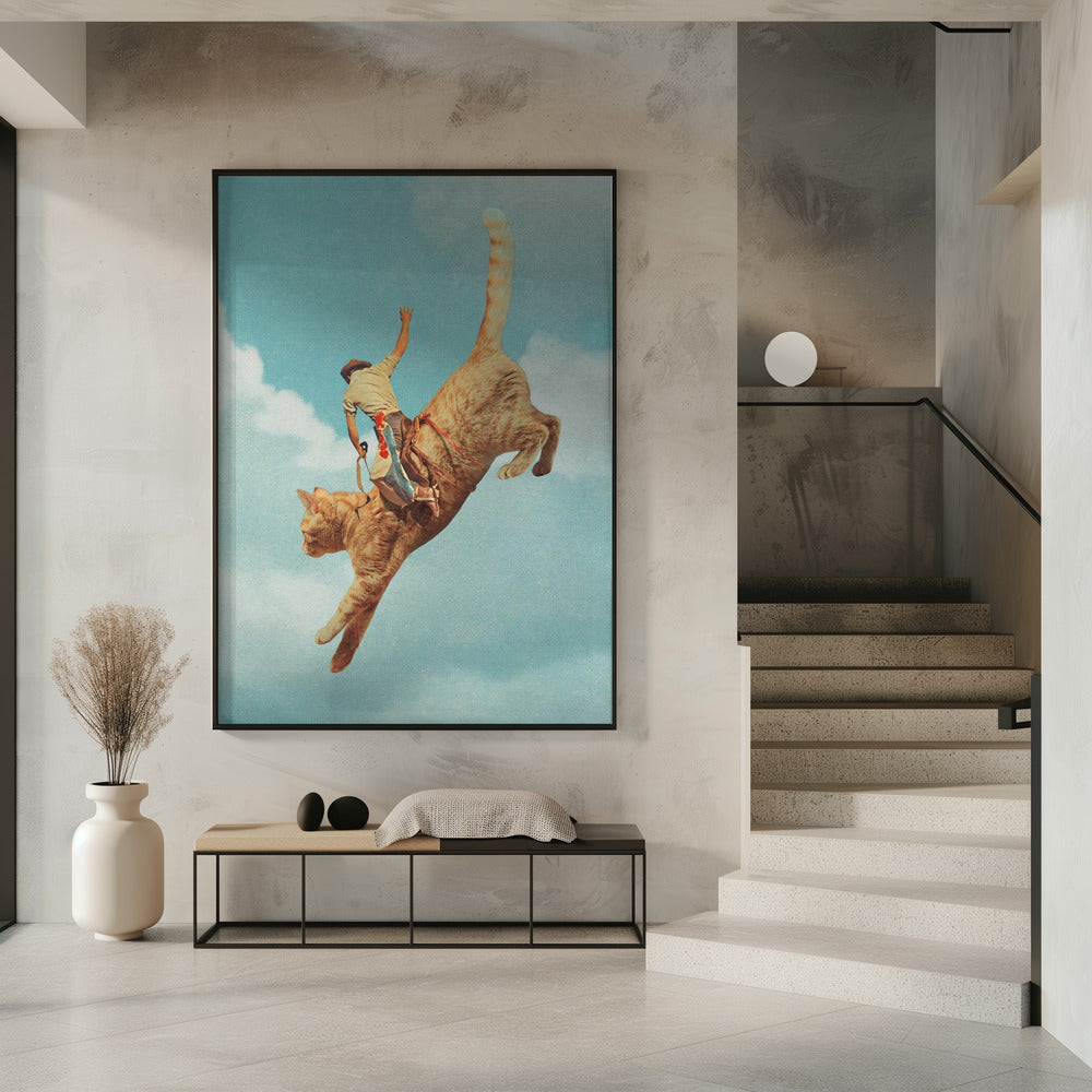 Meehaw Rodio Cat | Poster