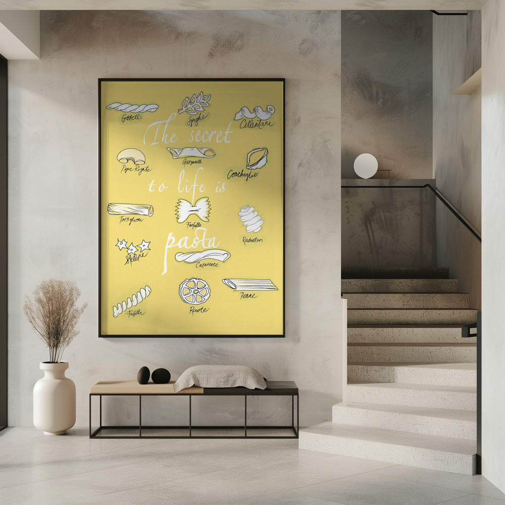 Das Geheimnis des Lebens ist Pasta | Poster