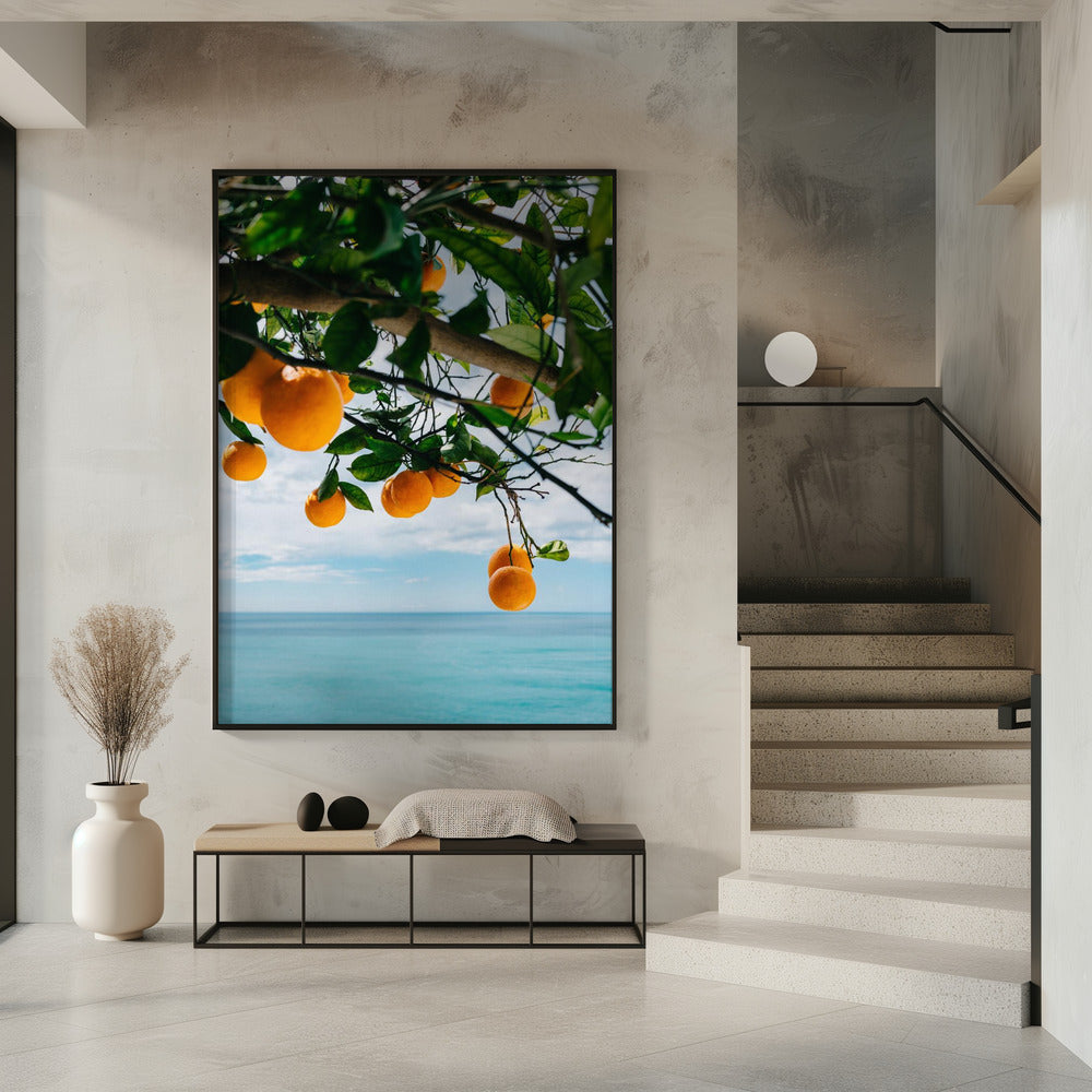 Orangen an der Amalfiküste IV | Poster