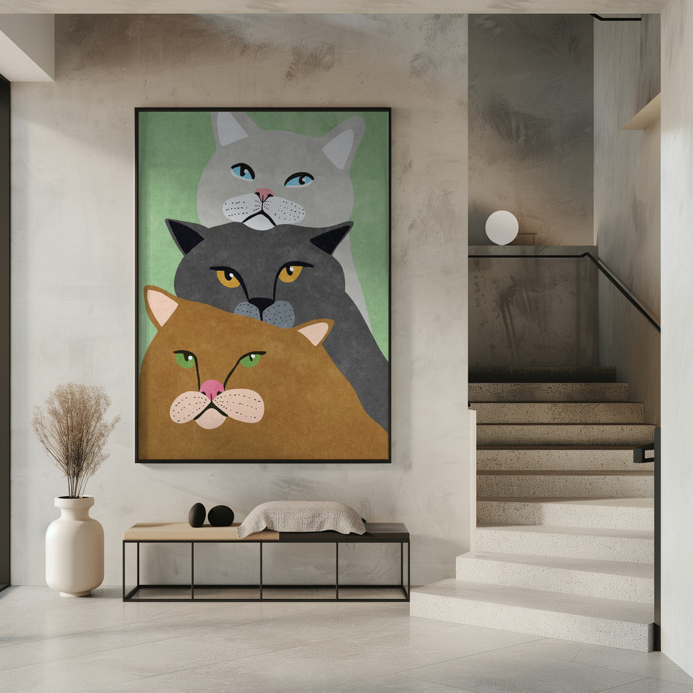 Katzentrio | Poster