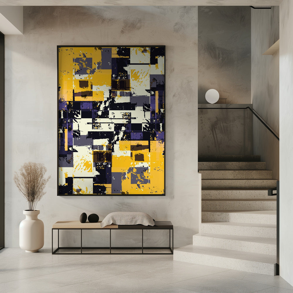 Geometrische Formen und kräftige Farben | Poster