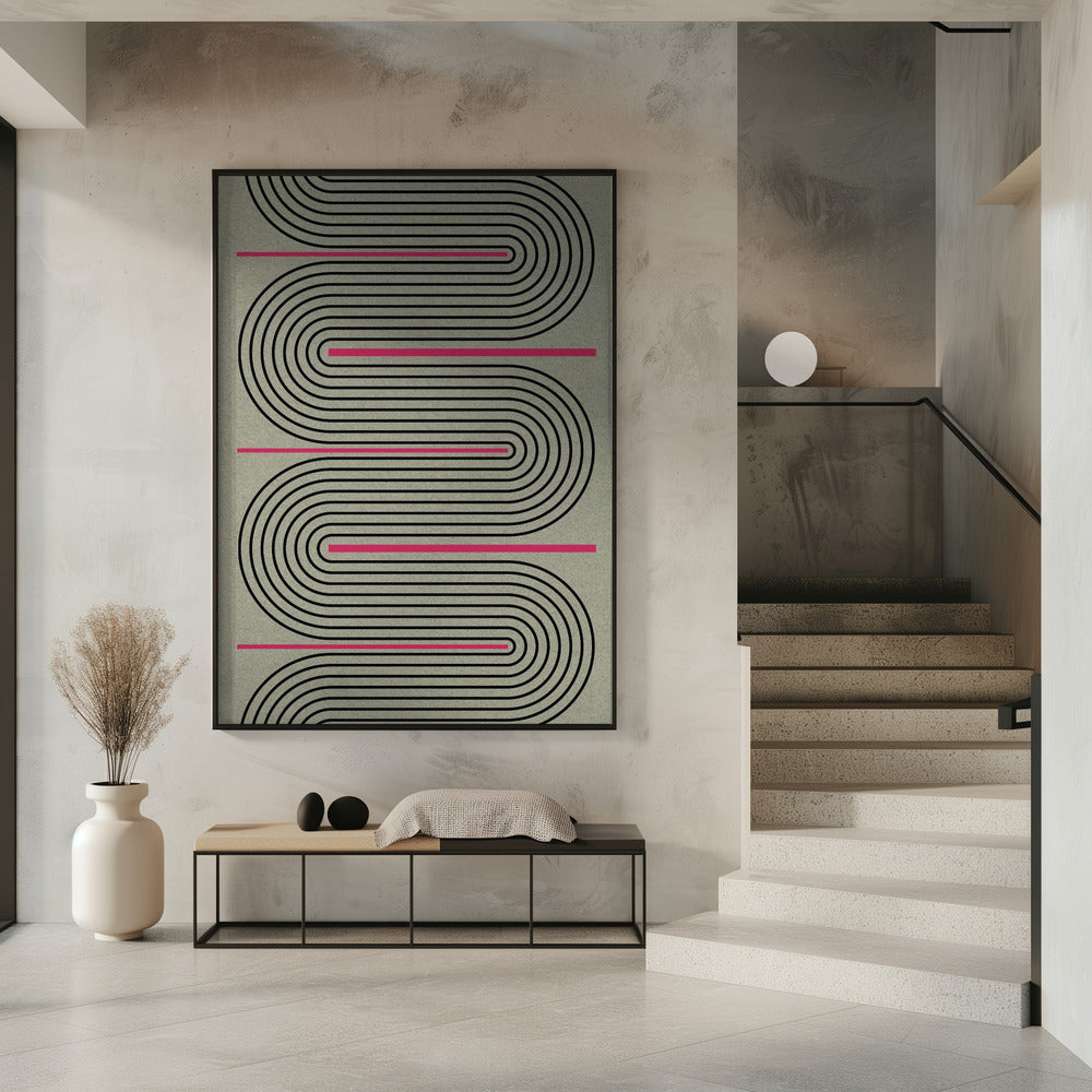 Endless Curves Maze | Poster