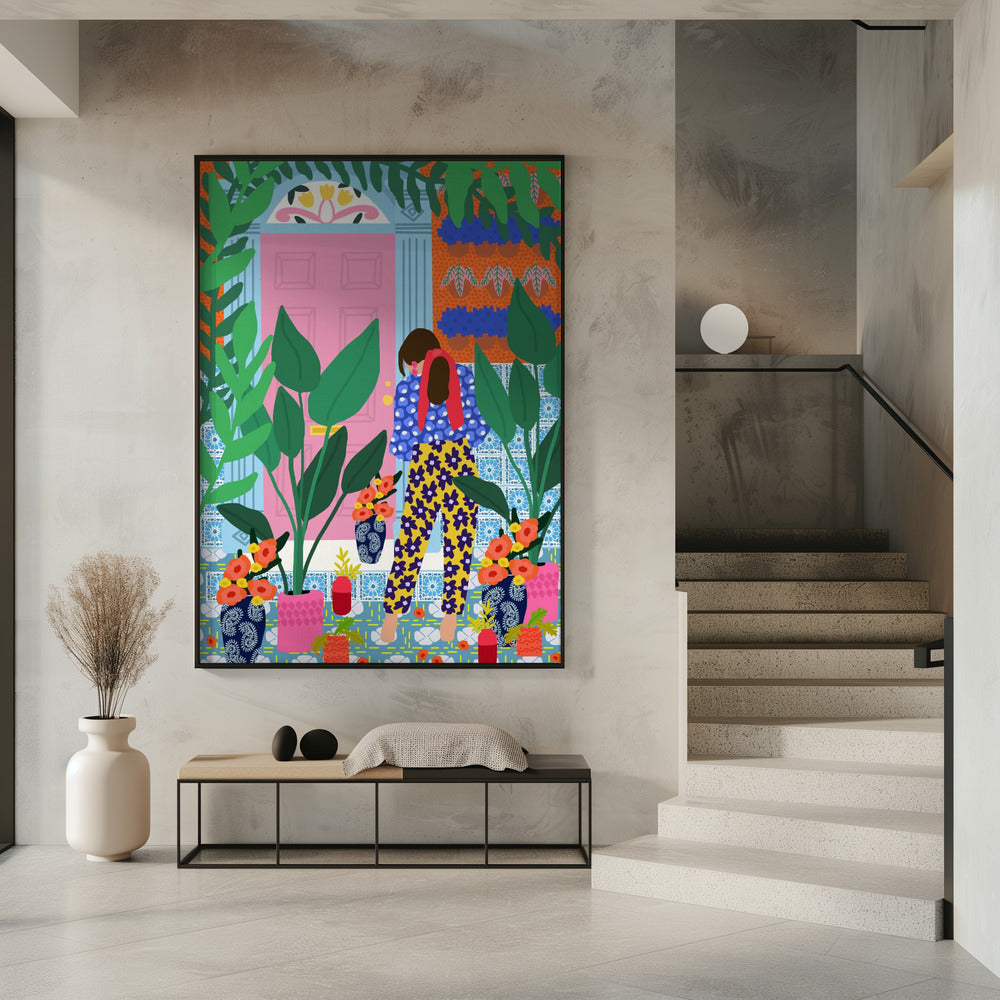 Blumenmädchen | Poster