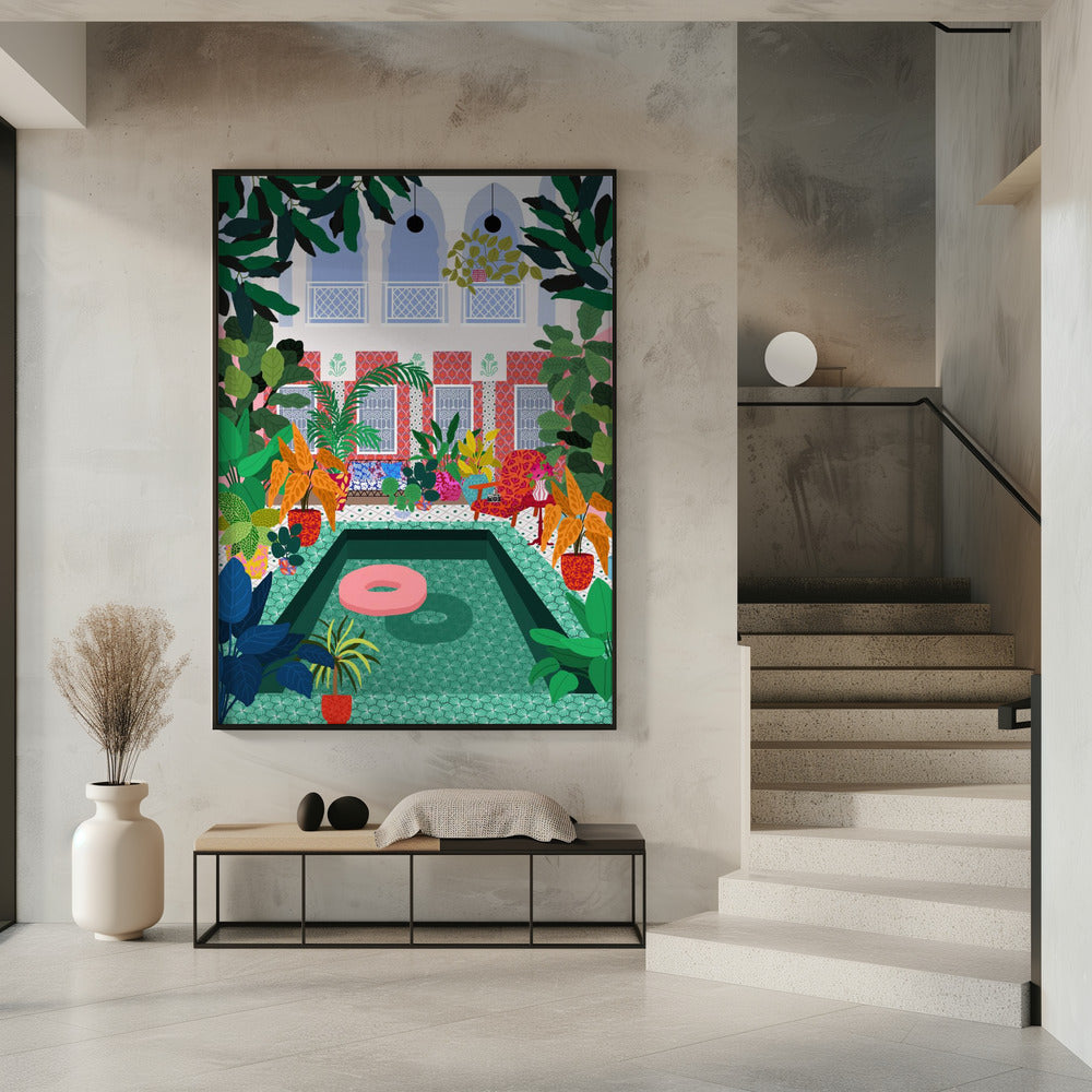 Den Pool genießen | Poster