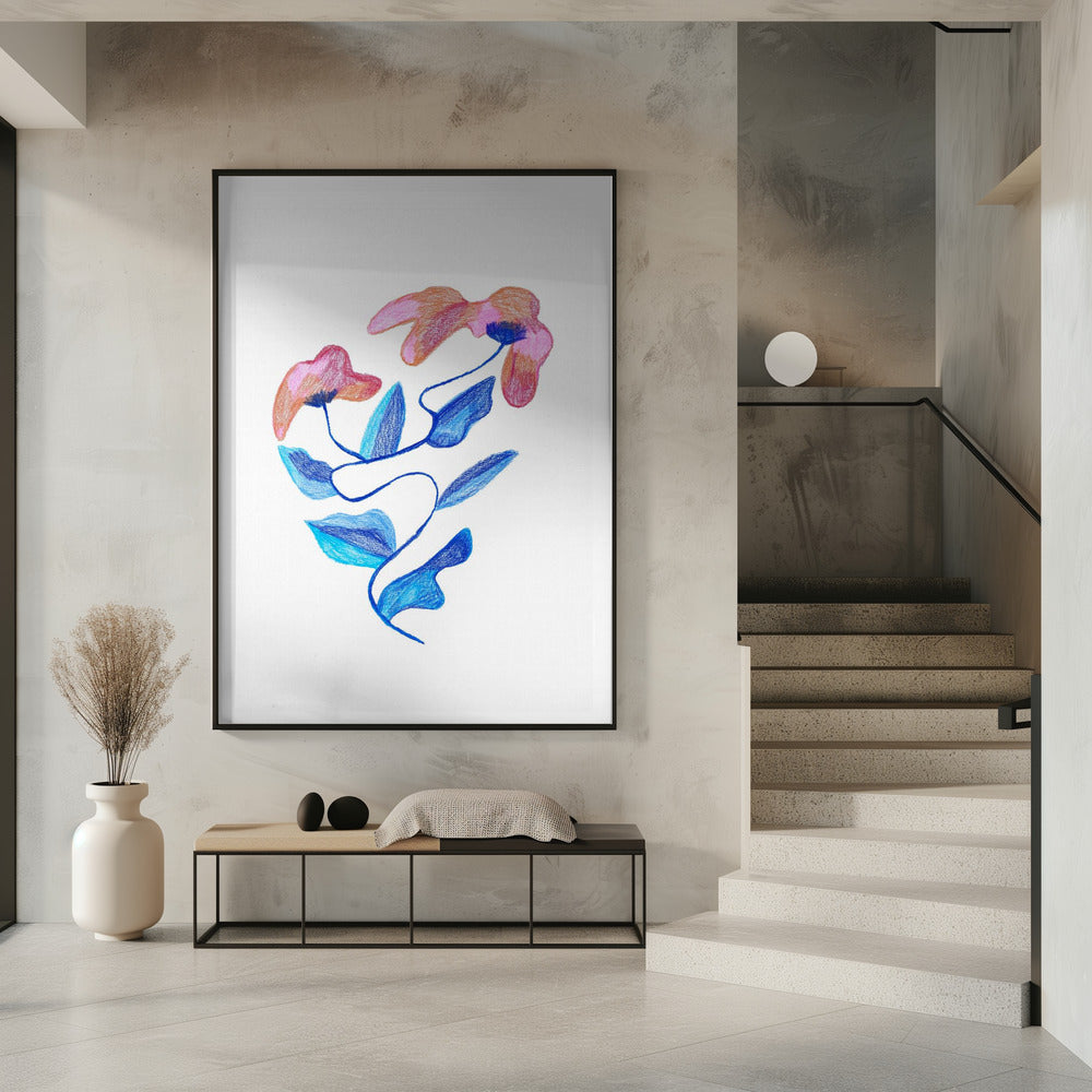 Abstrakte Blume | Poster