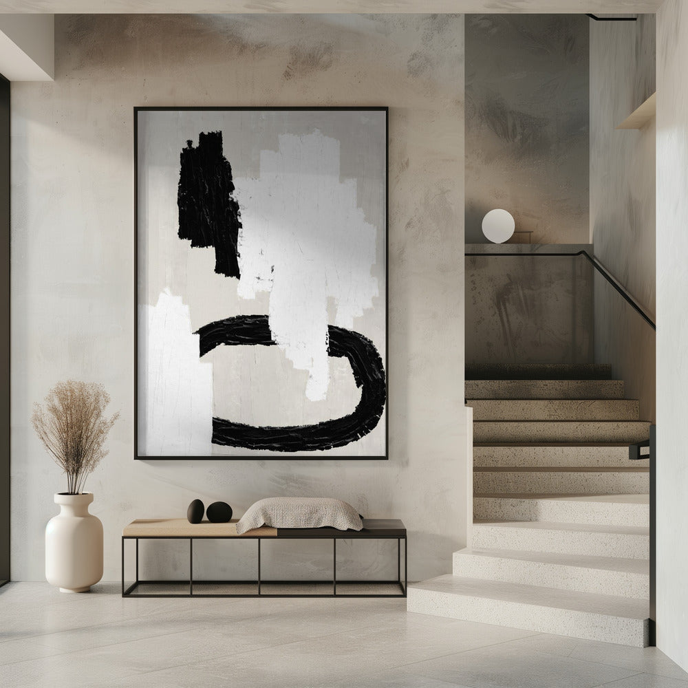 Monochrome Strokes | Poster