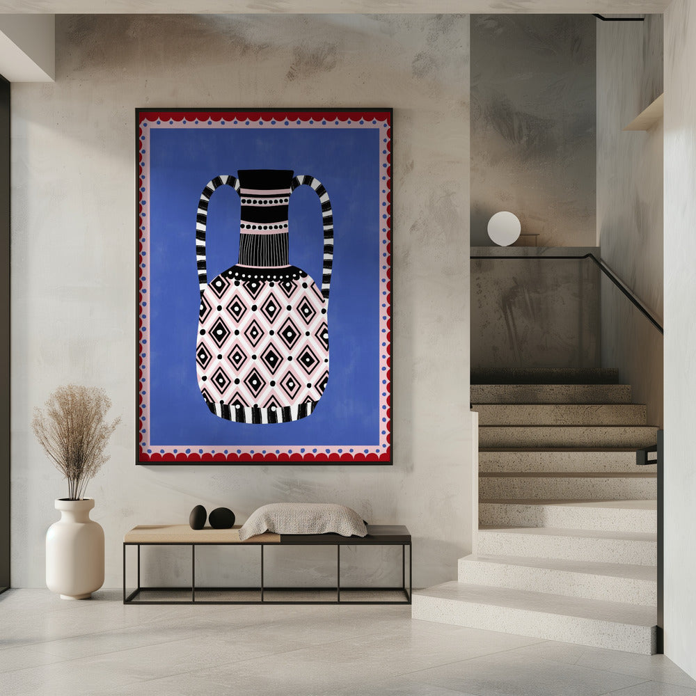Geometrische Muster und kräftige Farben | Poster