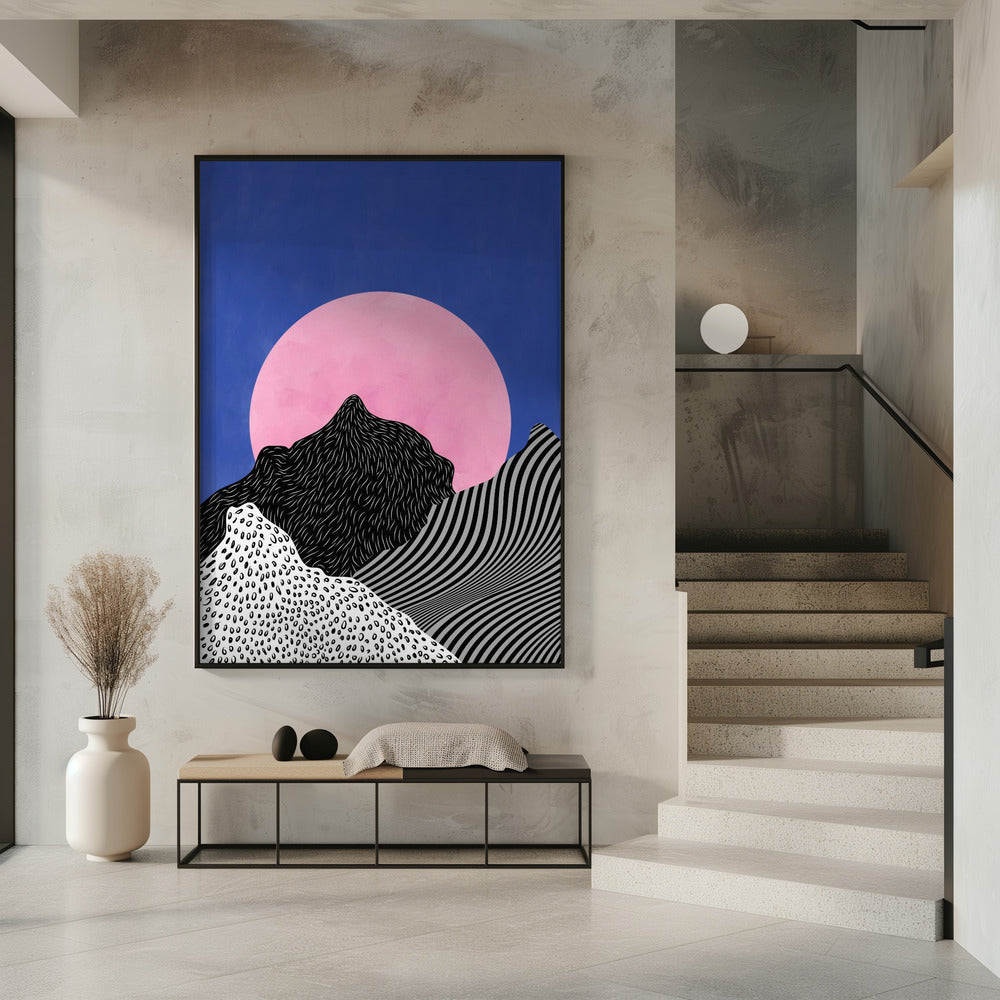 Surreale Gipfelansicht | Poster