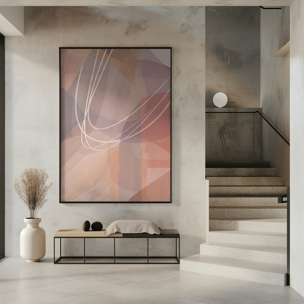 Plum Shapes 2 | Poster