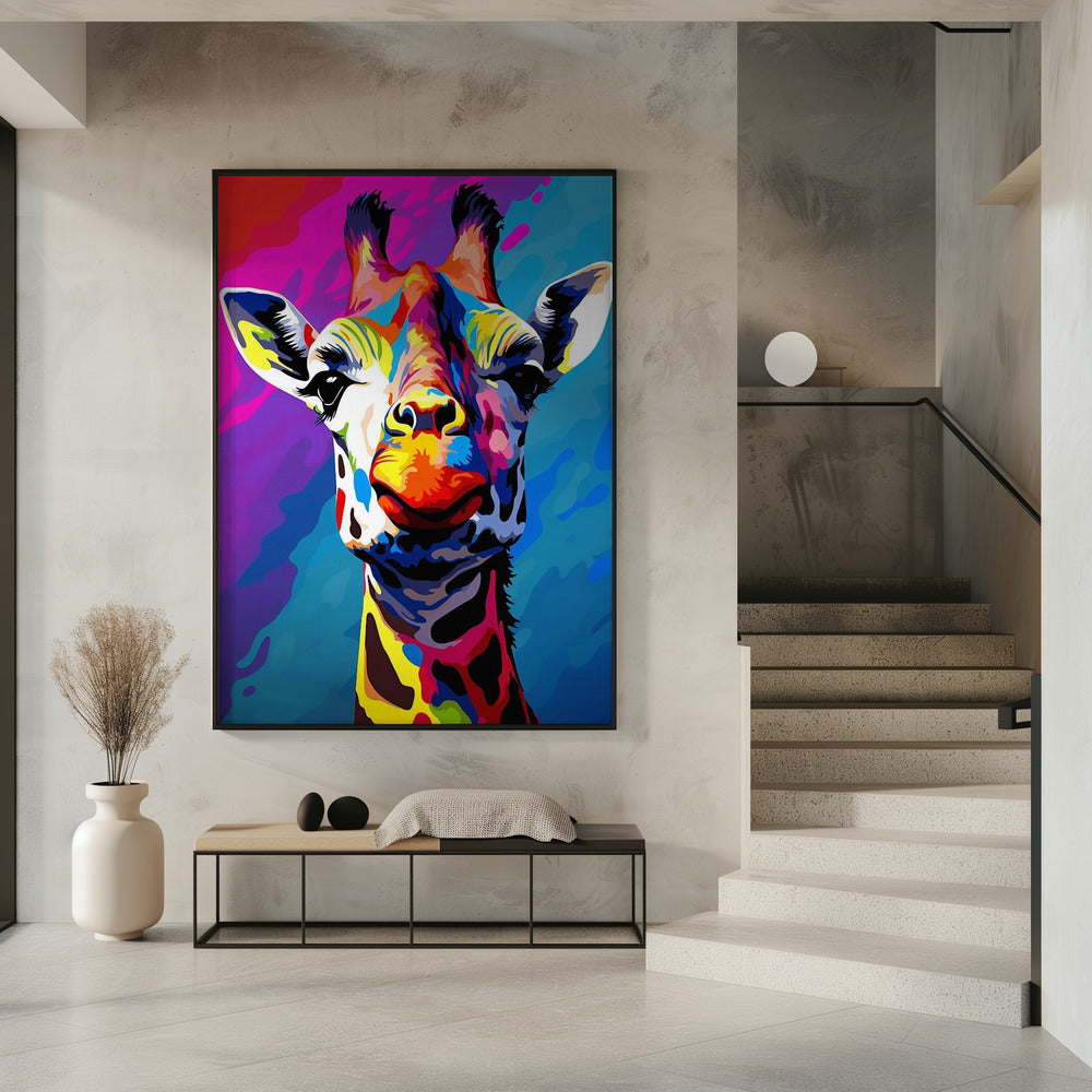 Giraffe Pop Art | Poster