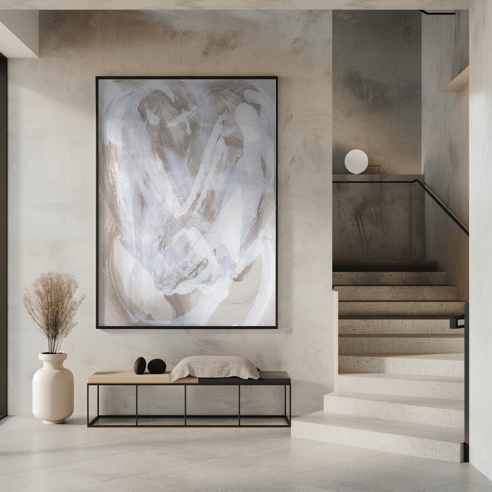 Abstrakte Pinselstriche 146 | Poster