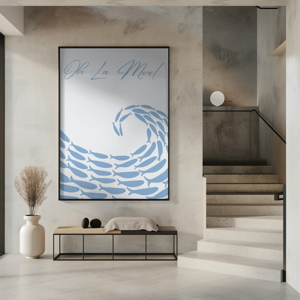 Fischwellen-Symphonie | Poster