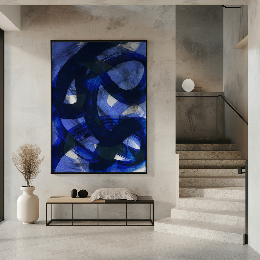 Abstract Brush Strokes 147 | Poster