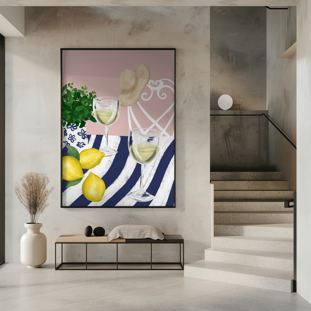 Weißwein für zwei | Poster