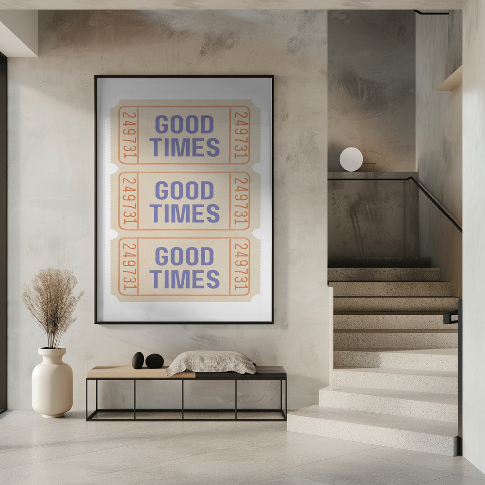 Coastal Blue Good Times | Poster