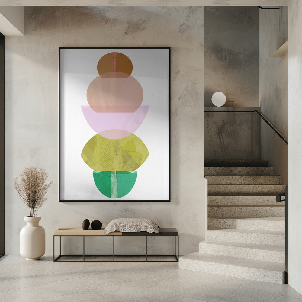 Farbige Formen Stapel 2 | Poster