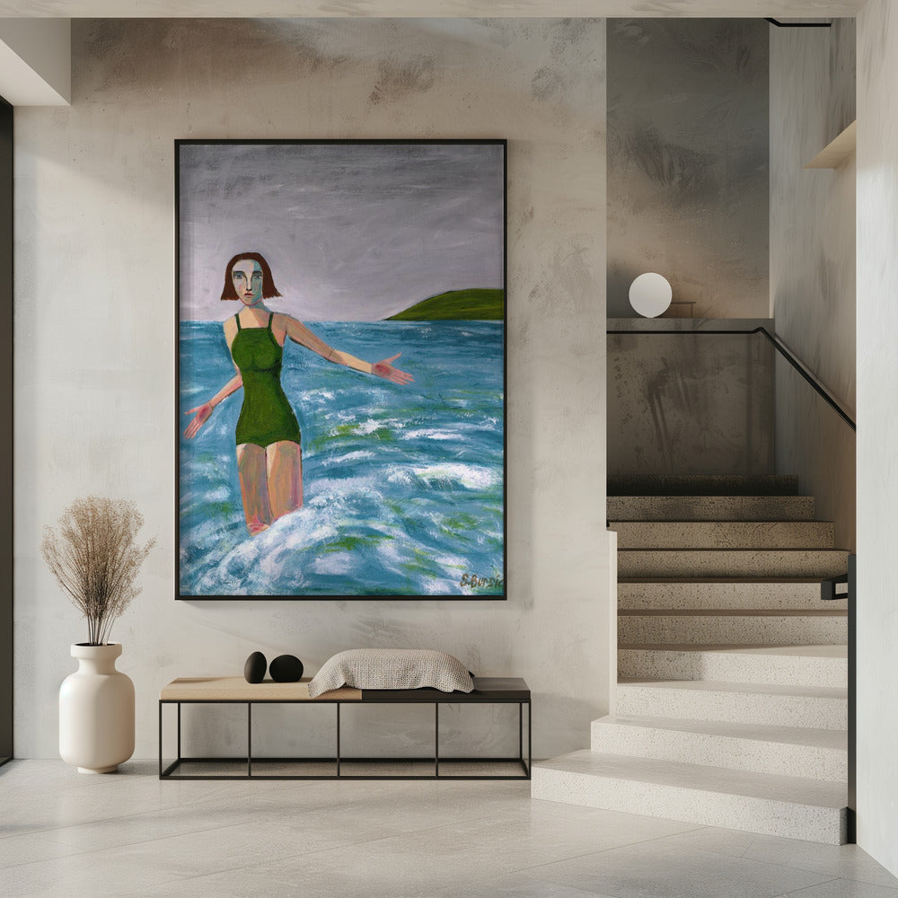 Woman by the sea | Poster