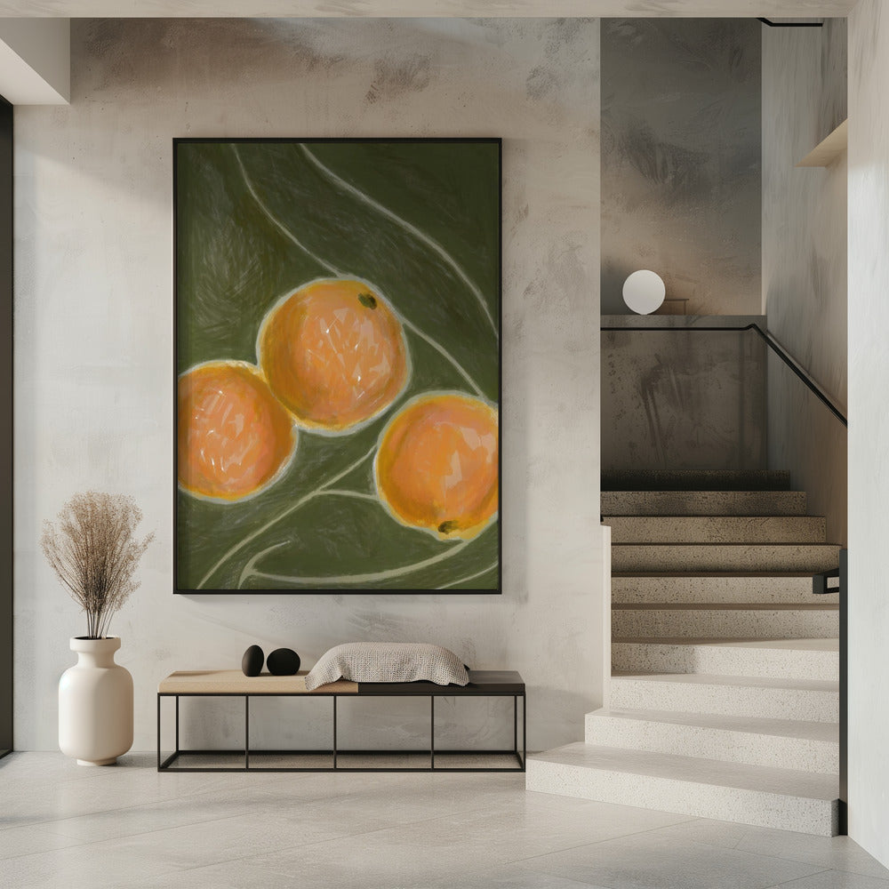 KH Studio – Die Farben Orange & Grün | Poster