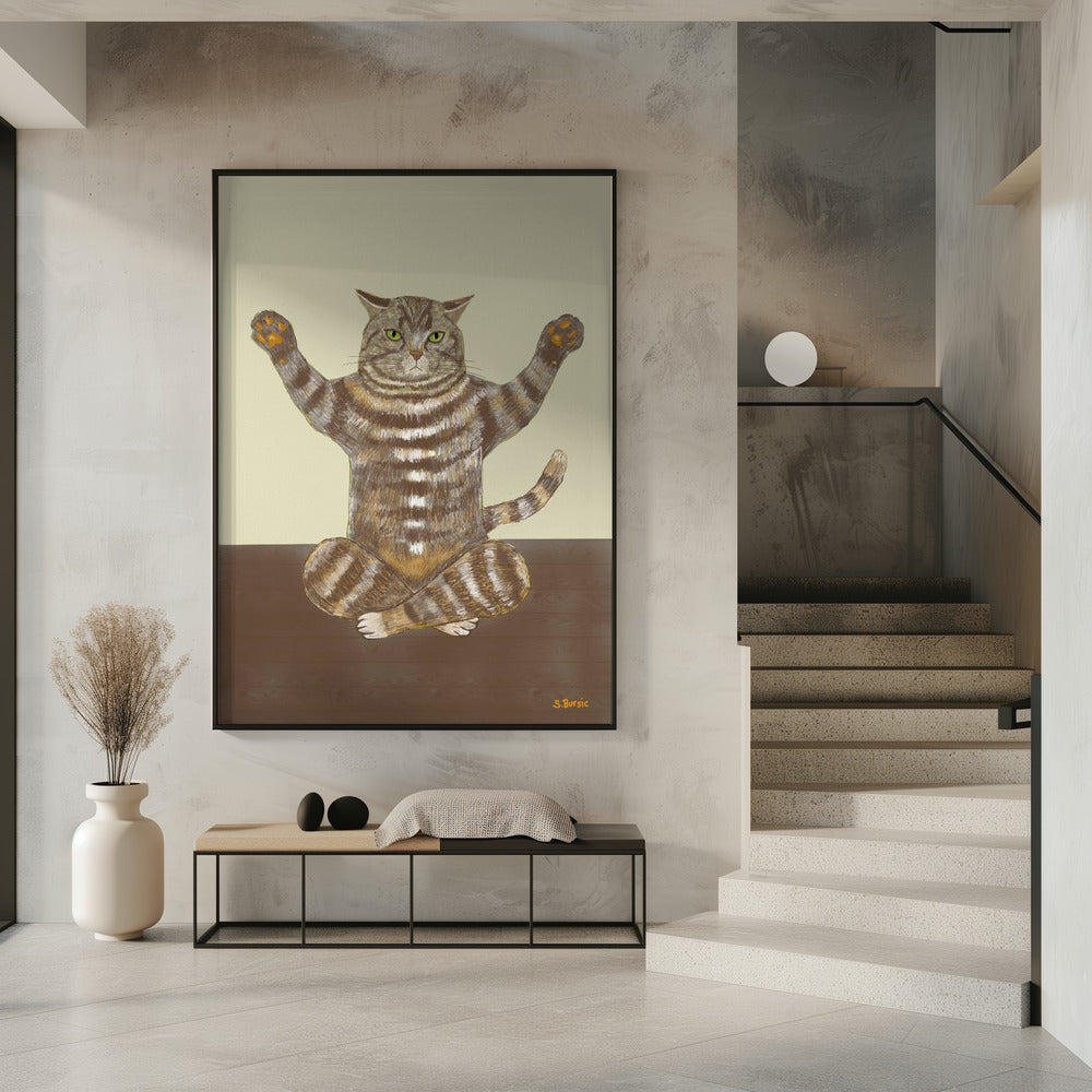 Yoga-Katze | Poster
