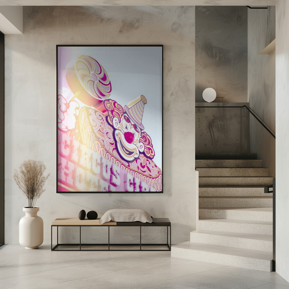 Circus Sign Flare Portrait | Poster