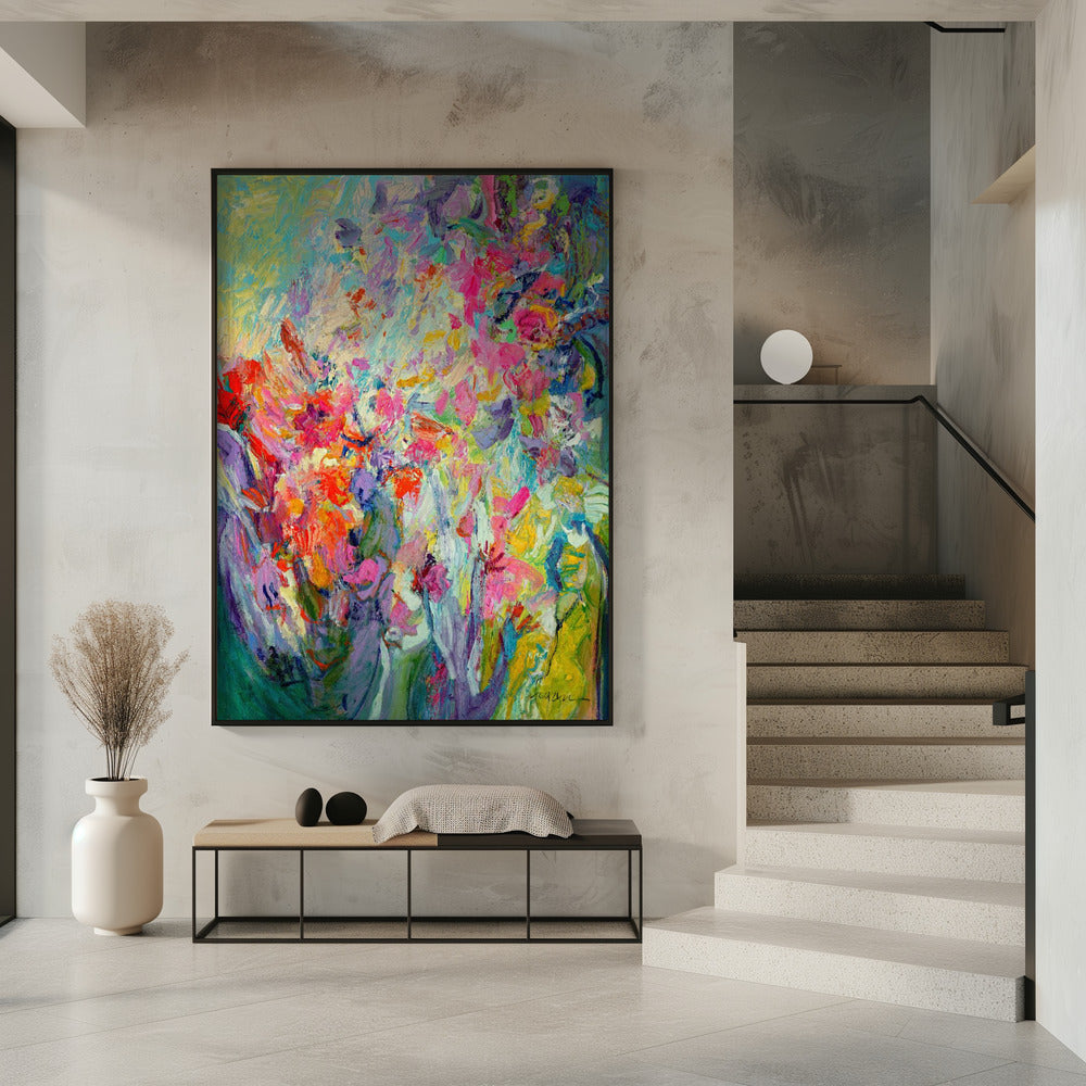 Lebendige Blumensymphonie | Poster