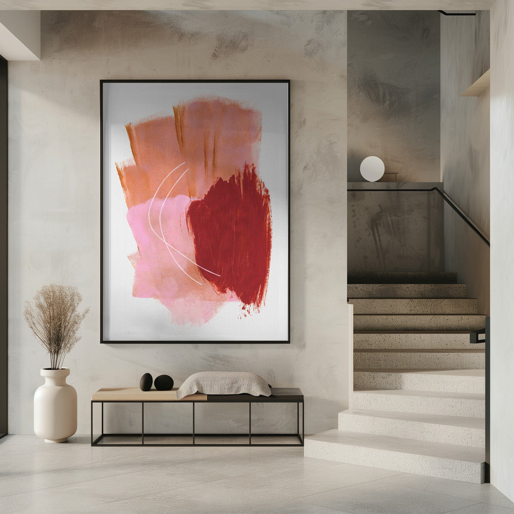 Abstract Brush Strokes 54 | Poster