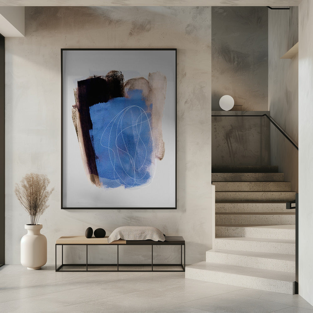 Abstract Brush Strokes 55 | Poster