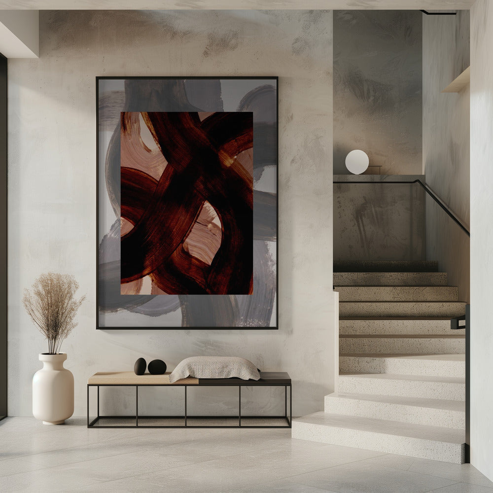 Abstract Brush Strokes 150 | Poster