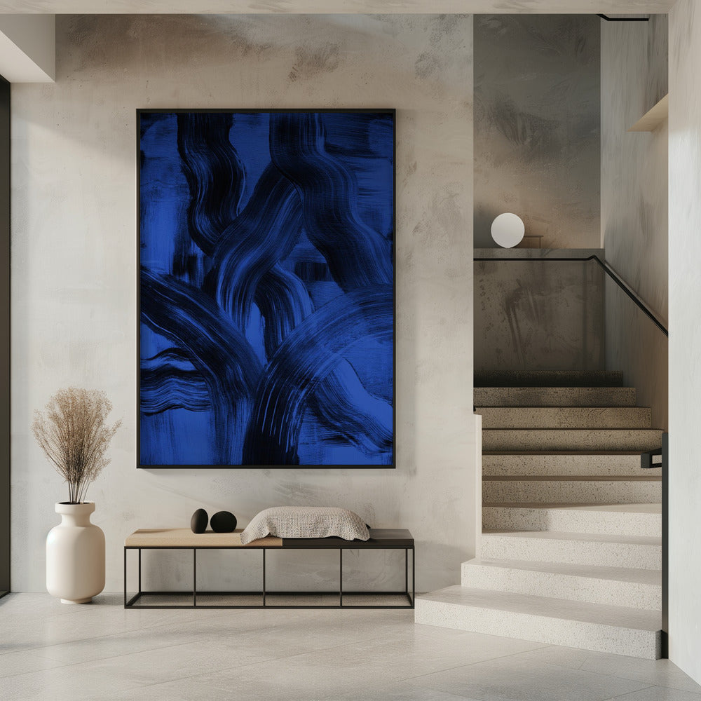 Abstract Brush Strokes 126X | Poster