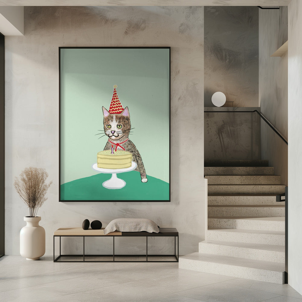 Geburtstagskatze | Poster