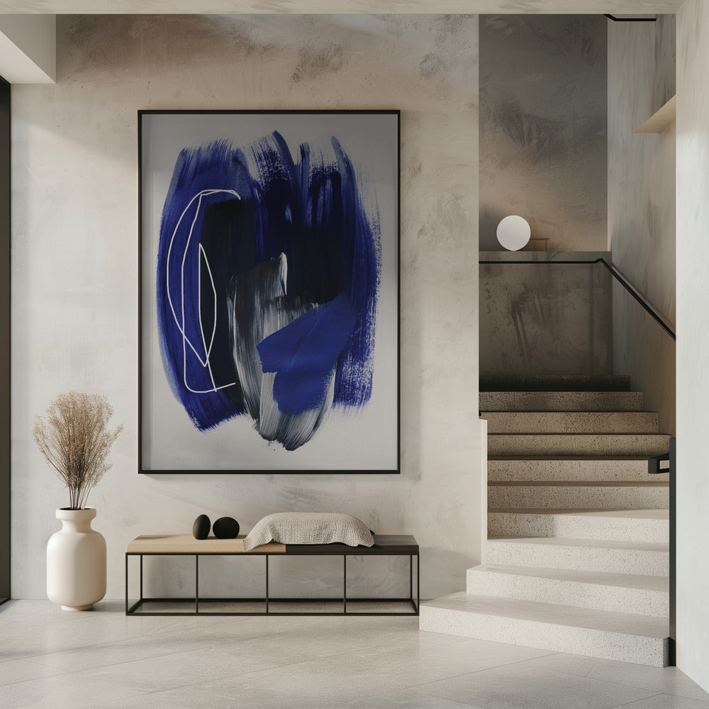 Abstract Brush Strokes 158 | Poster