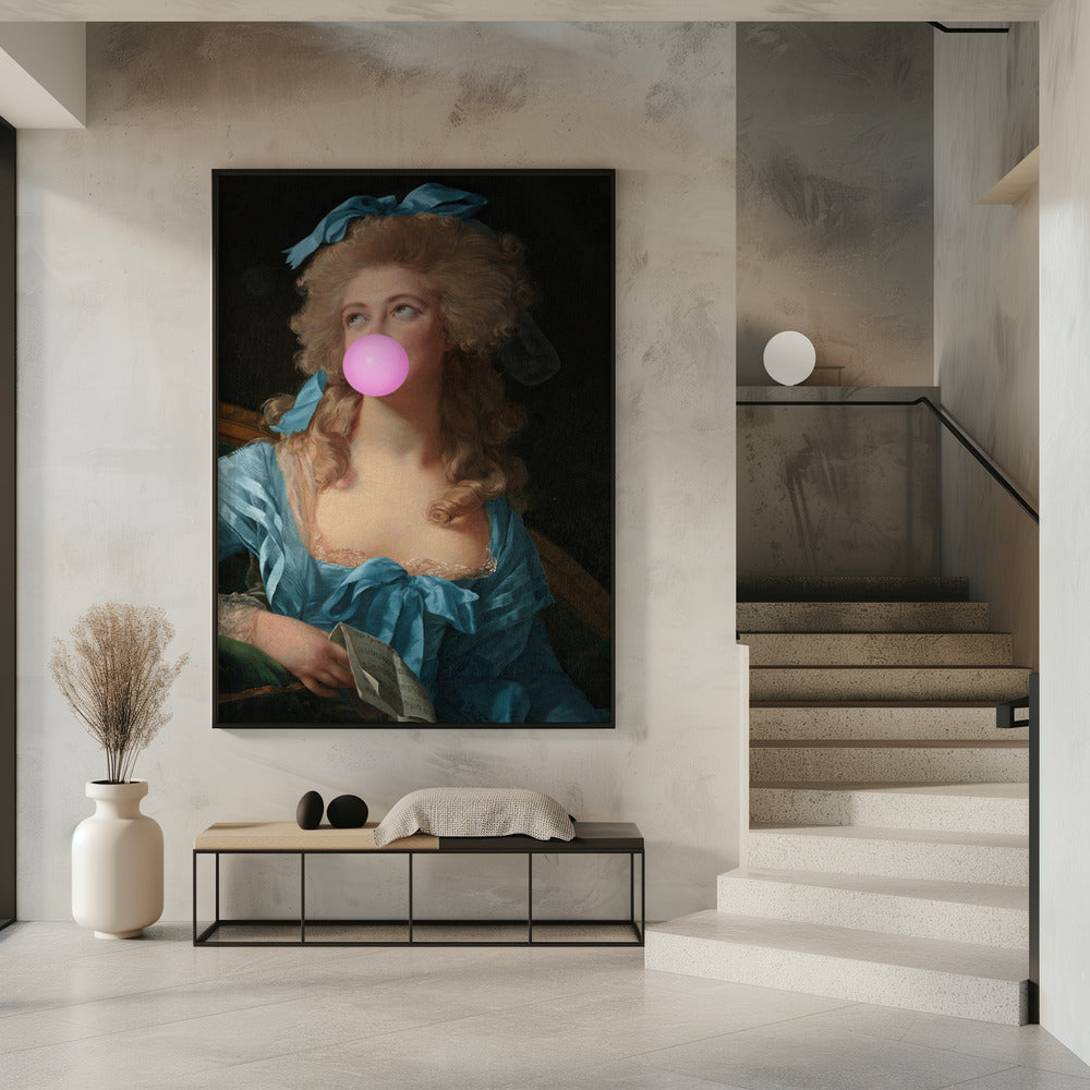 Bubblegumblue Ratioiso | Poster