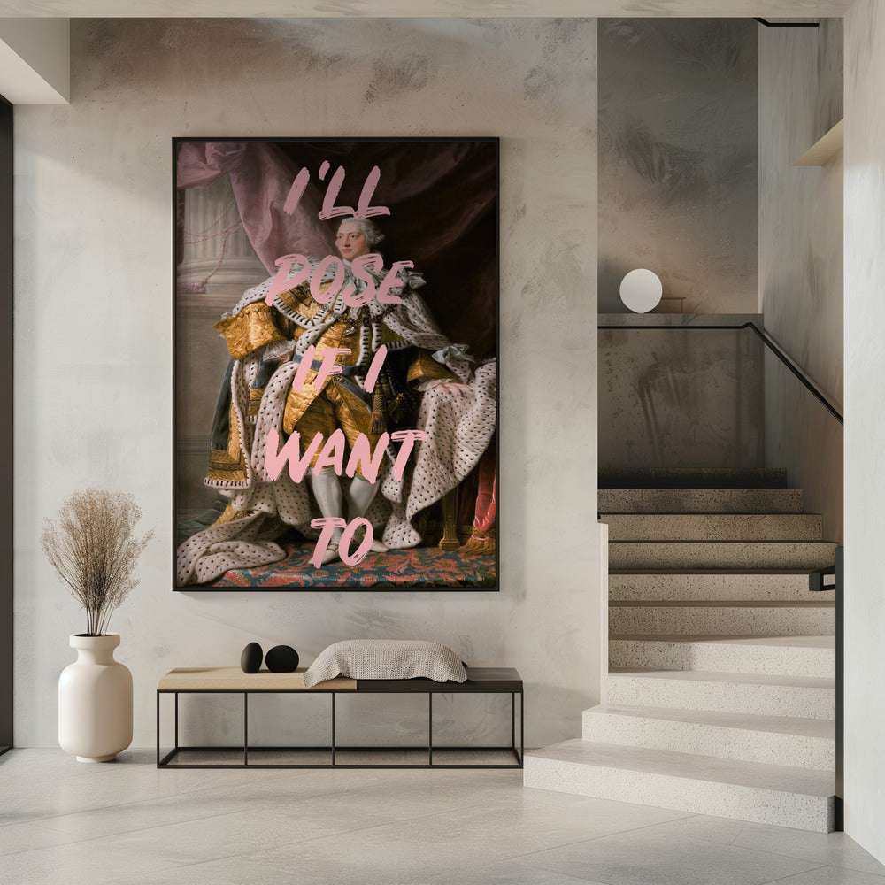 Kingposerpink Verhältnis 2x3 | Poster
