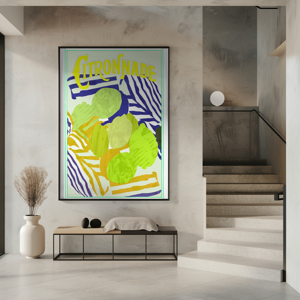 Zitronengelb und Grün | Poster