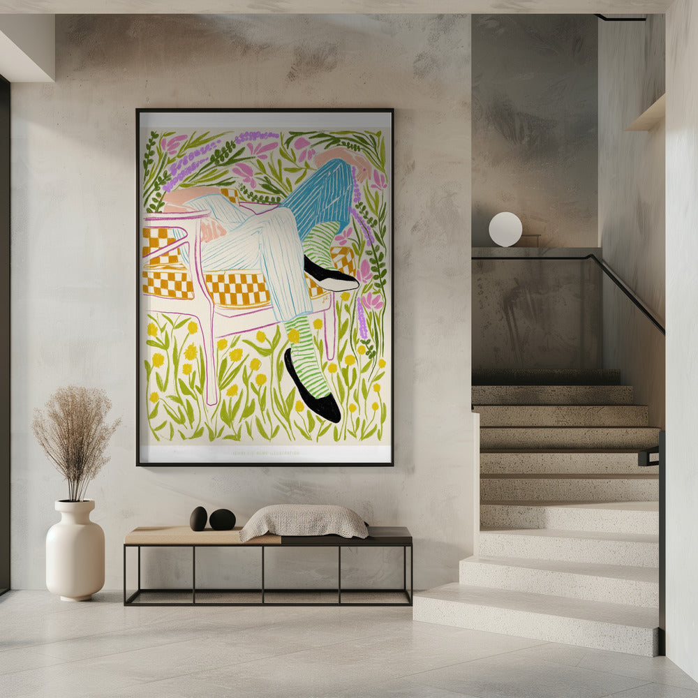 Jlr Ruhe im Garten 2 | Poster