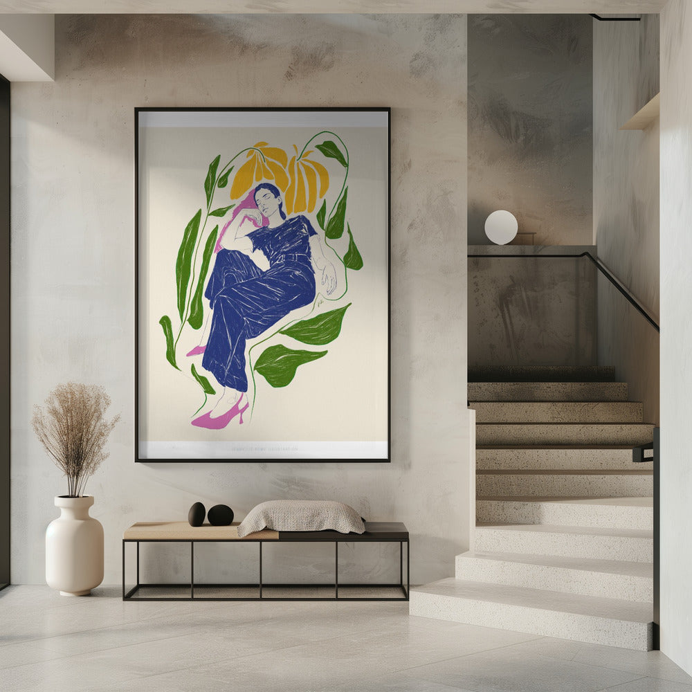 Jlr Ruhe im Garten | Poster