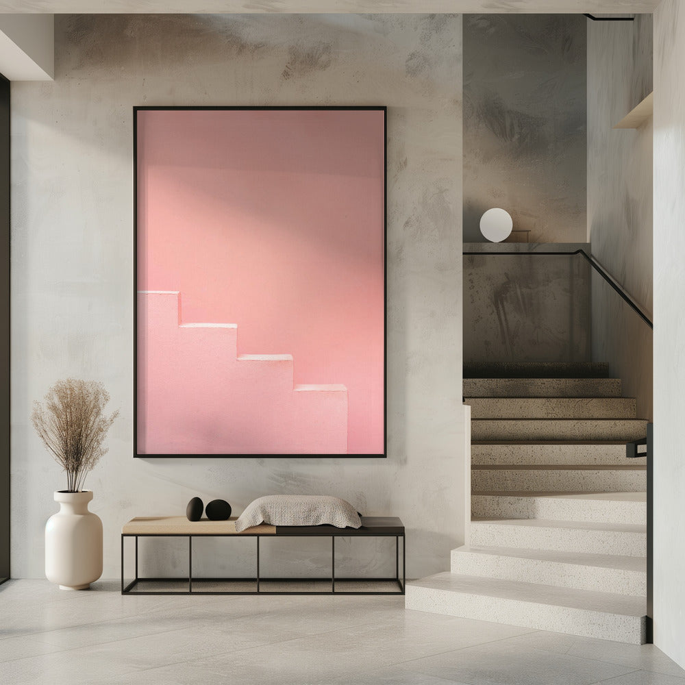 Muralla Roja in Pink II | Poster