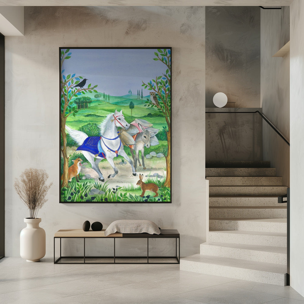 Die Harmonie von Natur und Tierleben, | Poster