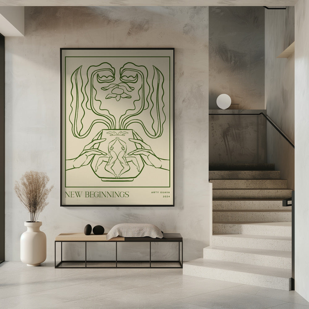 Vessel Collection: Neuanfänge (LineArt) | Poster