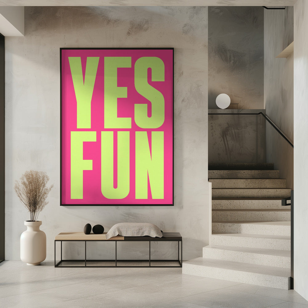Bold Neon Positivity | Poster