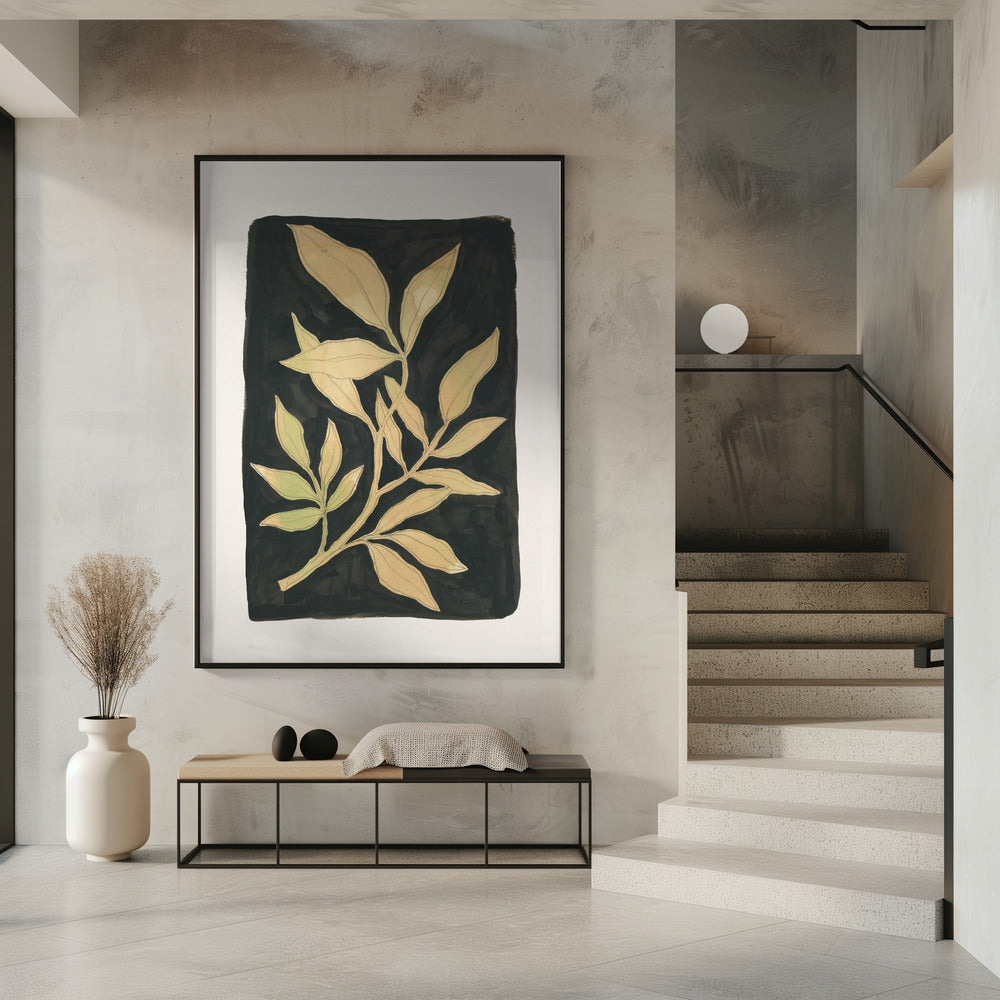 Foliage noir N.1 | Poster