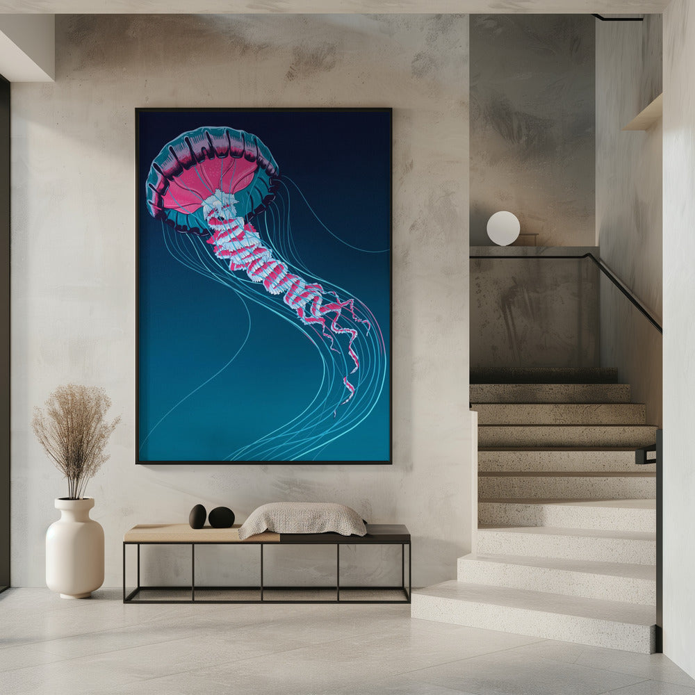 Löwenmähnenqualle | Poster